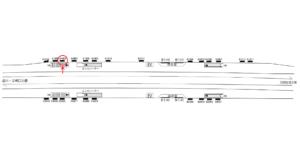 京急／糀谷駅／／№41008駅看板・駅広告、位置図