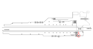 京急／東門前駅／／№42001駅看板・駅広告、位置図