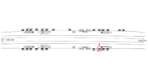 京急／糀谷駅／／№42003駅看板・駅広告、位置図