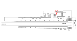 京急／穴守稲荷駅／／№43002駅看板・駅広告、位置図