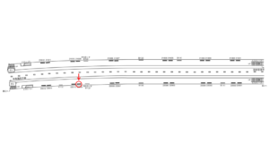 京急／大鳥居駅／／№22009駅看板・駅広告、位置図