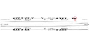 京急／糀谷駅／／№41011駅看板・駅広告、位置図