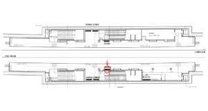 京急／大師橋駅／／№22001駅看板・駅広告、位置図