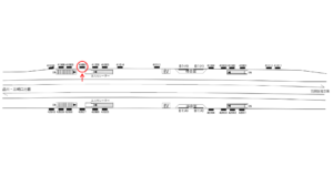 京急／糀谷駅／／№41007駅看板・駅広告、位置図