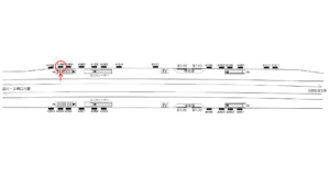 京急/糀谷駅//№41009駅看板・駅広告、位置図