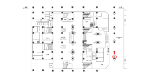JR／赤羽駅／南口コンコース／№23駅看板・駅広告、位置図