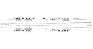 京急／糀谷駅／／№42005駅看板・駅広告、位置図