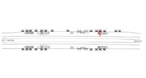 京急／糀谷駅／／№41002駅看板・駅広告、位置図