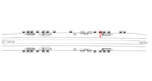 京急／糀谷駅／／№41003駅看板・駅広告、位置図