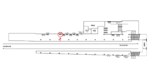 京急/穴守稲荷駅//№31003駅看板・駅広告、位置図