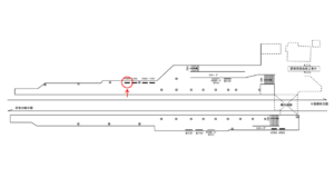 京急／東門前駅／／№11004駅看板・駅広告、位置図