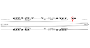 京急／糀谷駅／／№41012駅看板・駅広告、位置図