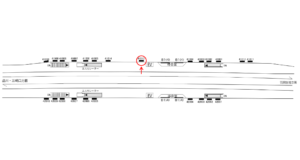 京急／糀谷駅／／№41013駅看板・駅広告、位置図