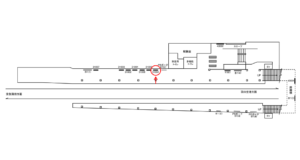 京急／穴守稲荷駅／／№31004駅看板・駅広告、位置図