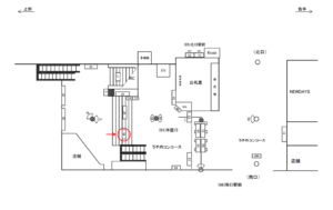 JR／亀有駅／本屋口／№56駅看板・駅広告、位置図
