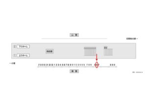 北総　千葉ニュータウン中央駅／上／№36駅看板・駅広告、位置図