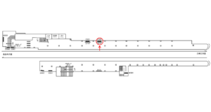 京急／八丁畷駅／／№21002駅看板・駅広告、位置図
