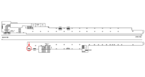 京急／八丁畷駅／／№32002駅看板・駅広告、位置図
