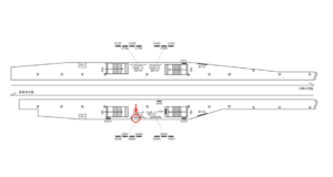 京急／六郷土手駅／／№22007駅看板・駅広告、位置図