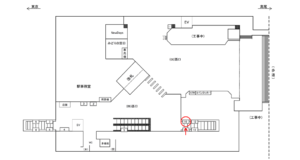 JR／飯田橋駅／西口／№10駅看板・駅広告、位置図