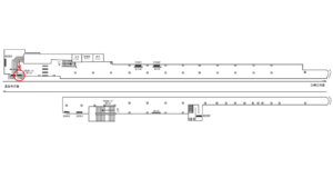 京急／八丁畷駅／／№23001駅看板・駅広告、位置図