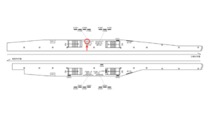 京急／六郷土手駅／／№21006駅看板・駅広告、位置図