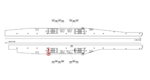 京急／六郷土手駅／／№22015駅看板・駅広告、位置図