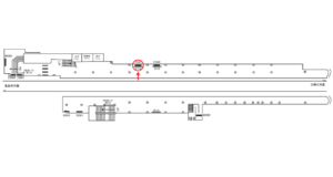 京急／八丁畷駅／／№21001駅看板・駅広告、位置図