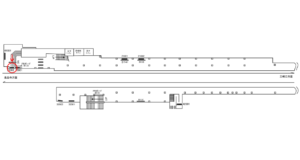 京急／八丁畷駅／／№23002駅看板・駅広告、位置図