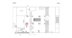 JR／北朝霞駅／本屋口／№105駅看板・駅広告、位置図