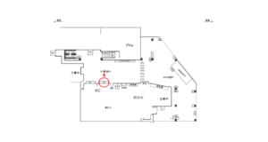 JR／信濃町駅／本屋口／№23駅看板・駅広告、位置図