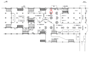 JR／宇都宮駅／幹線改札外／№871駅看板・駅広告、位置図