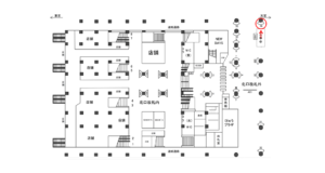 JR／赤羽駅／北口コンコース／№39駅看板・駅広告、位置図
