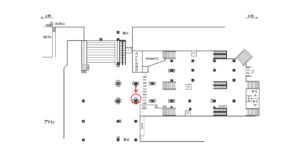 JR／浦和駅／本屋口／№115駅看板・駅広告、位置図