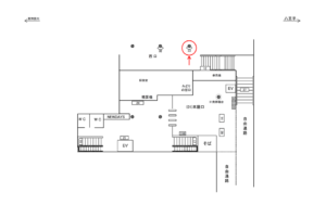 JR/鴨居駅/本屋口/№33駅看板・駅広告、位置図