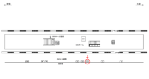JR／戸田駅／上り線側／№11駅看板・駅広告、位置図