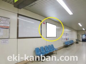 北総　秋山駅／下／№2駅看板・駅広告、写真2