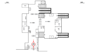 JR／豊田駅／本屋口／№26駅看板・駅広告、位置図