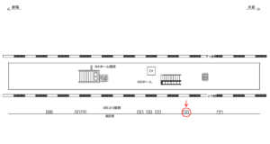 JR／戸田駅／上り線側／№12駅看板・駅広告、位置図