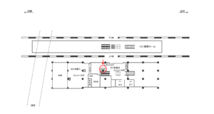 JR/矢野口駅/本屋口/№2駅看板・駅広告、位置図