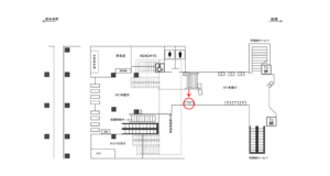 JR／新松戸駅／本屋口／№112駅看板・駅広告、位置図