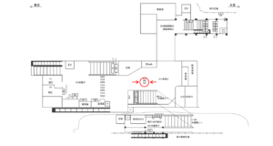 JR/蕨駅/本屋口/№112駅看板・駅広告、位置図