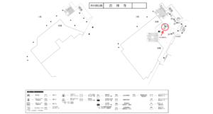 京王／吉祥寺駅／駅でん／№37駅看板・駅広告、位置図
