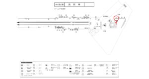 京王／吉祥寺駅／駅でん／№217駅看板・駅広告、位置図