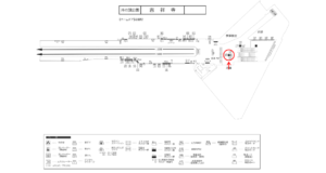 京王/吉祥寺駅/駅でん/№127駅看板・駅広告、位置図