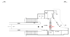 JR／御茶ノ水駅／本屋口／№63駅看板・駅広告、位置図