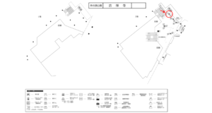 京王／吉祥寺駅／駅でん／№117駅看板・駅広告、位置図