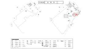 京王／吉祥寺駅／駅でん／№57駅看板・駅広告、位置図