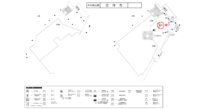 京王／吉祥寺駅／駅でん／№27駅看板・駅広告、位置図