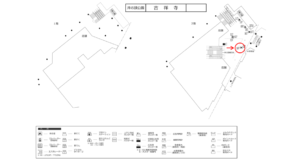 京王/吉祥寺駅/駅でん/№47駅看板・駅広告、位置図